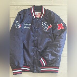 Houston Texans Navy Bomber Jacket (Medium)